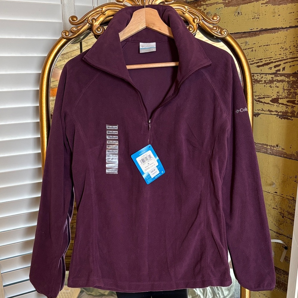 Columbia Deep Purple Fleece Pullover